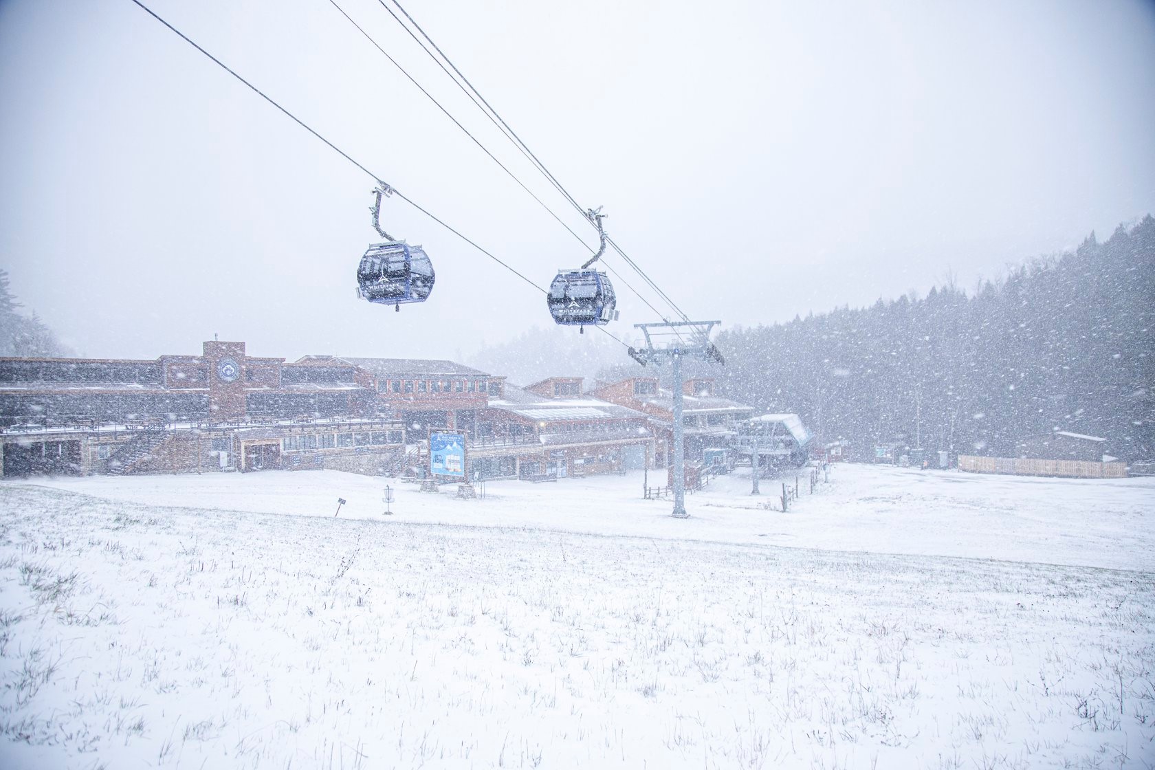 winter has begun, Whiteface Mountain (Lake Placid)