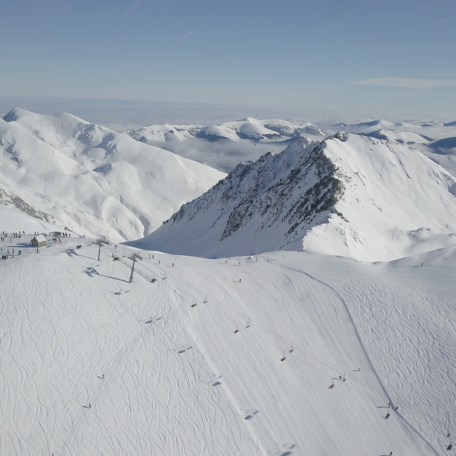 Grand Tourmalet-Bareges/La Mongie Snow: Grand Tourmalet Télésiège de Panormic