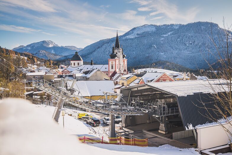 Talstation Mariazell mit Basilika, Mariazeller Land
