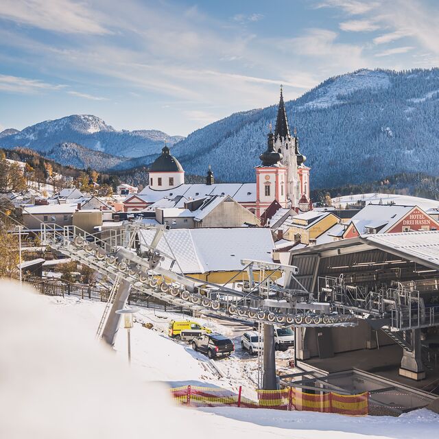 Talstation Mariazell mit Basilika, Mariazeller Land