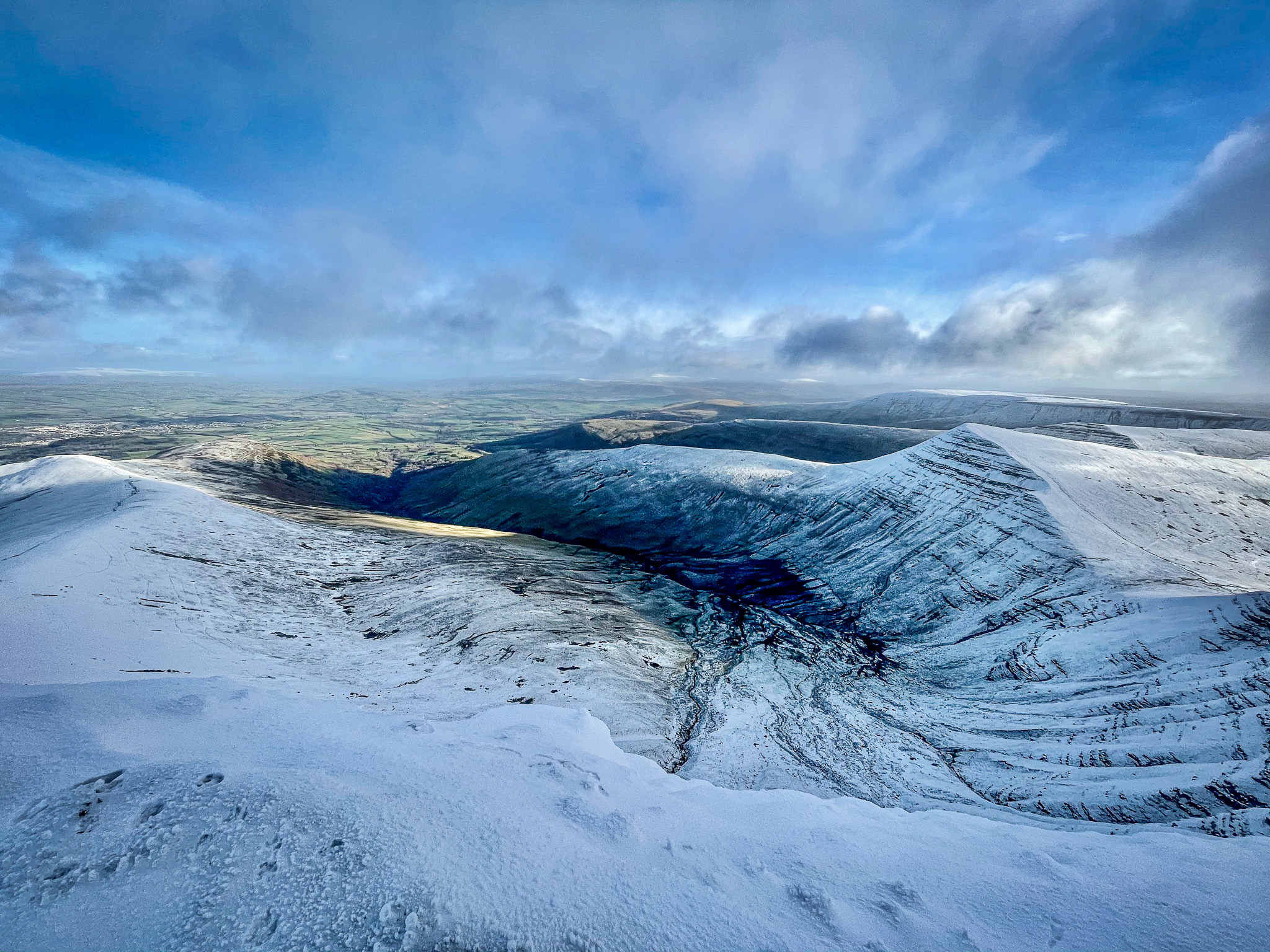 Early December Snow in the Brecon Beacons, Pen-y-Fan
