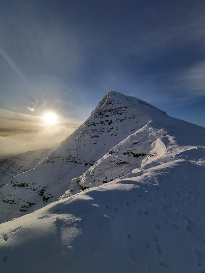 The North East face of Pen y Fan, Pen-y-Fan