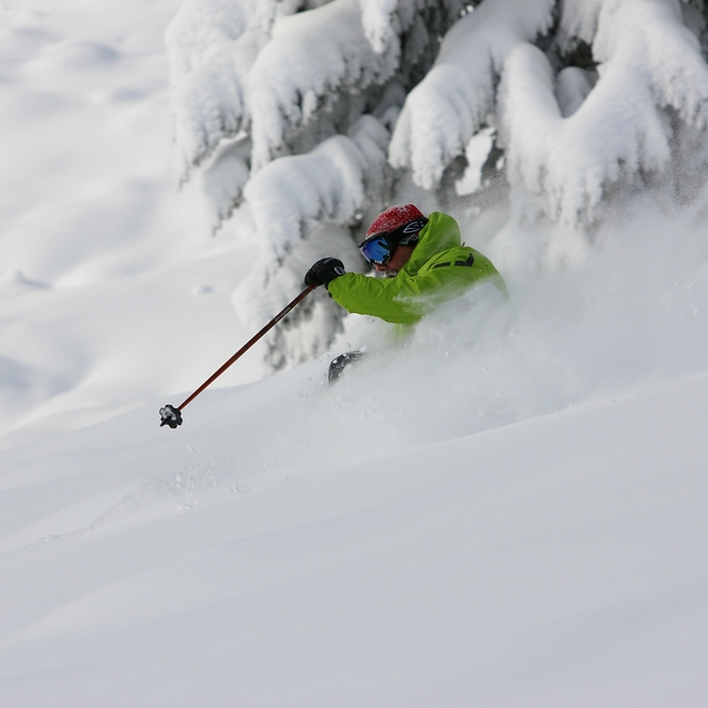 Mt Spokane Ski and Snowboard Park Snow: Deep Day on Mt Spokane 