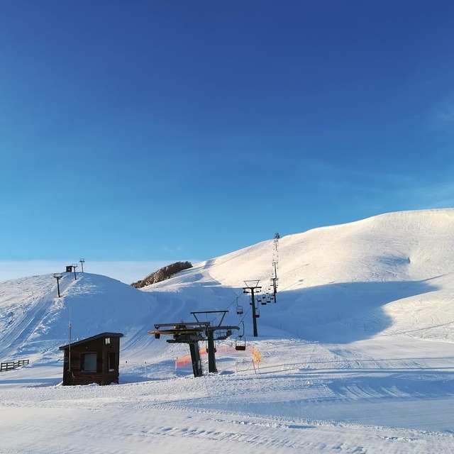 Sunrise in Anilio Ski Resort