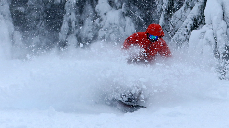 Another great powder morning., Mt Hood Ski Bowl