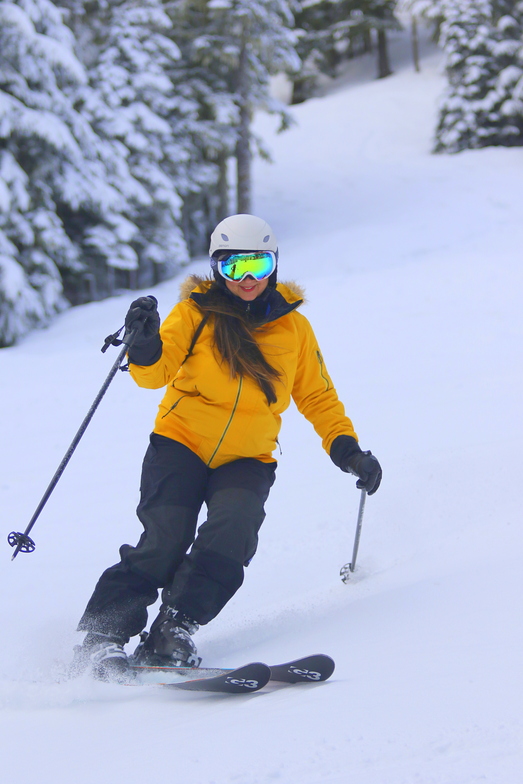CP linking a few turns., Mt Hood Ski Bowl