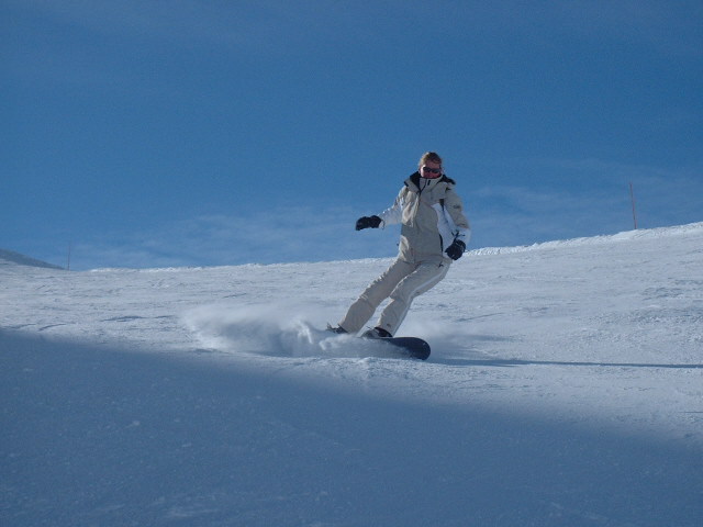 board babe, Tignes