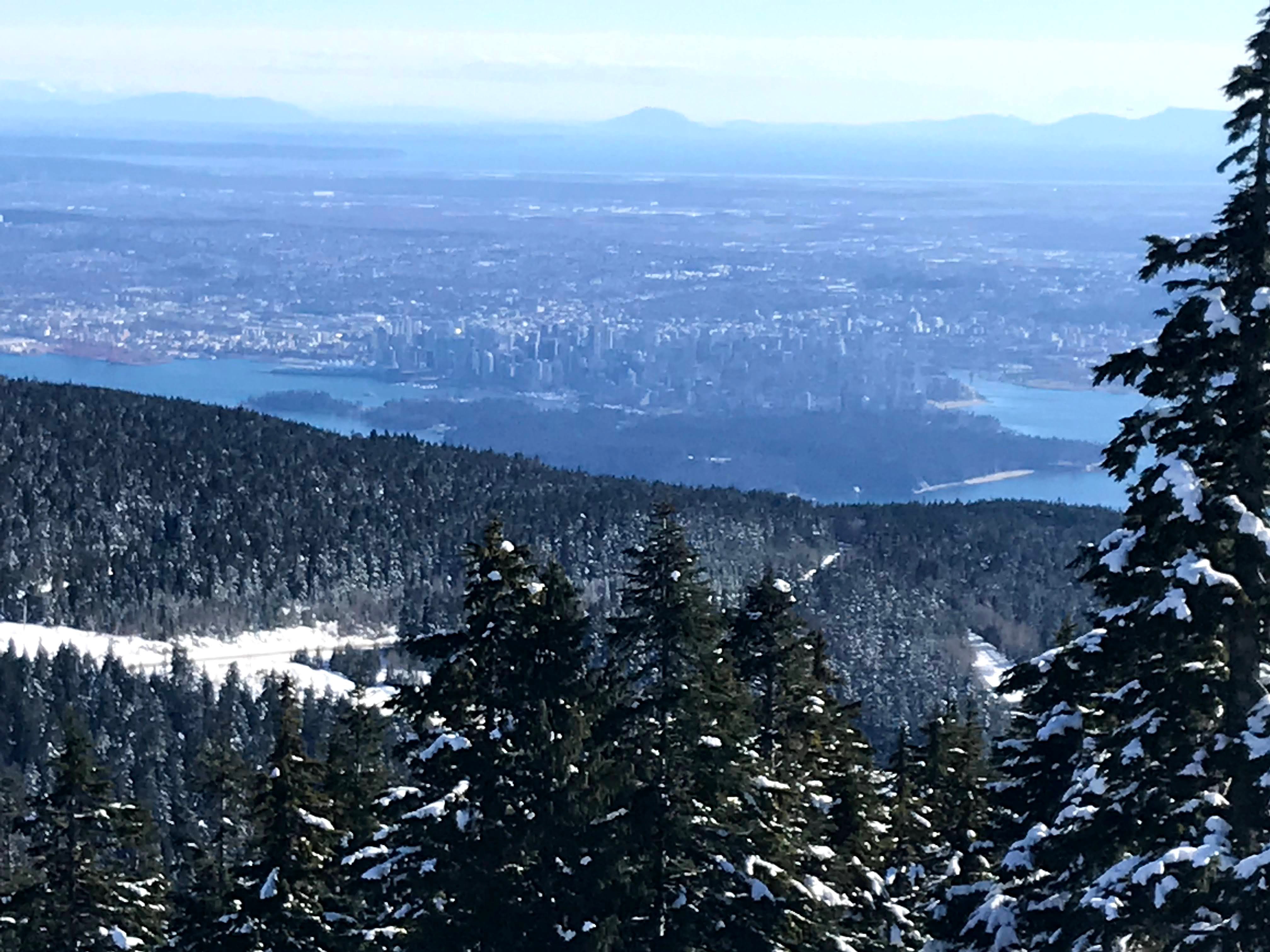 Vancouver from the top, Cypress Mountain