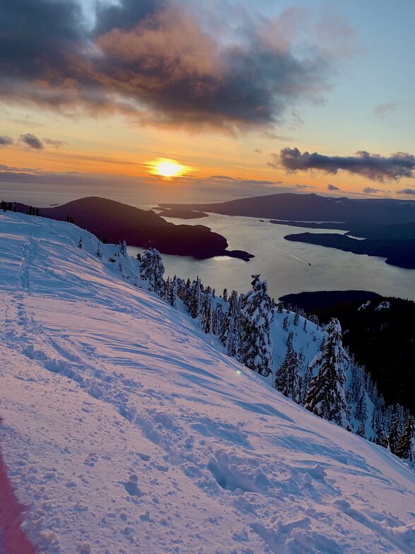 Sunset, Cypress Mountain