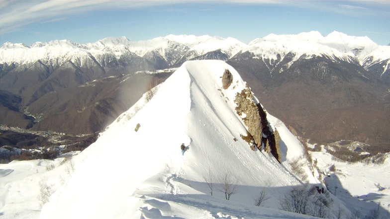 Between Rosa Khutor and Alpika