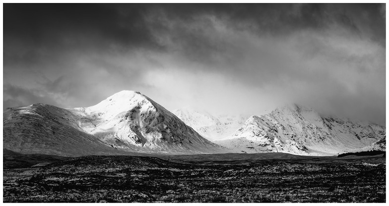 Stormy Rannoch Moor Glencoe, Glencoe Mountain Resort