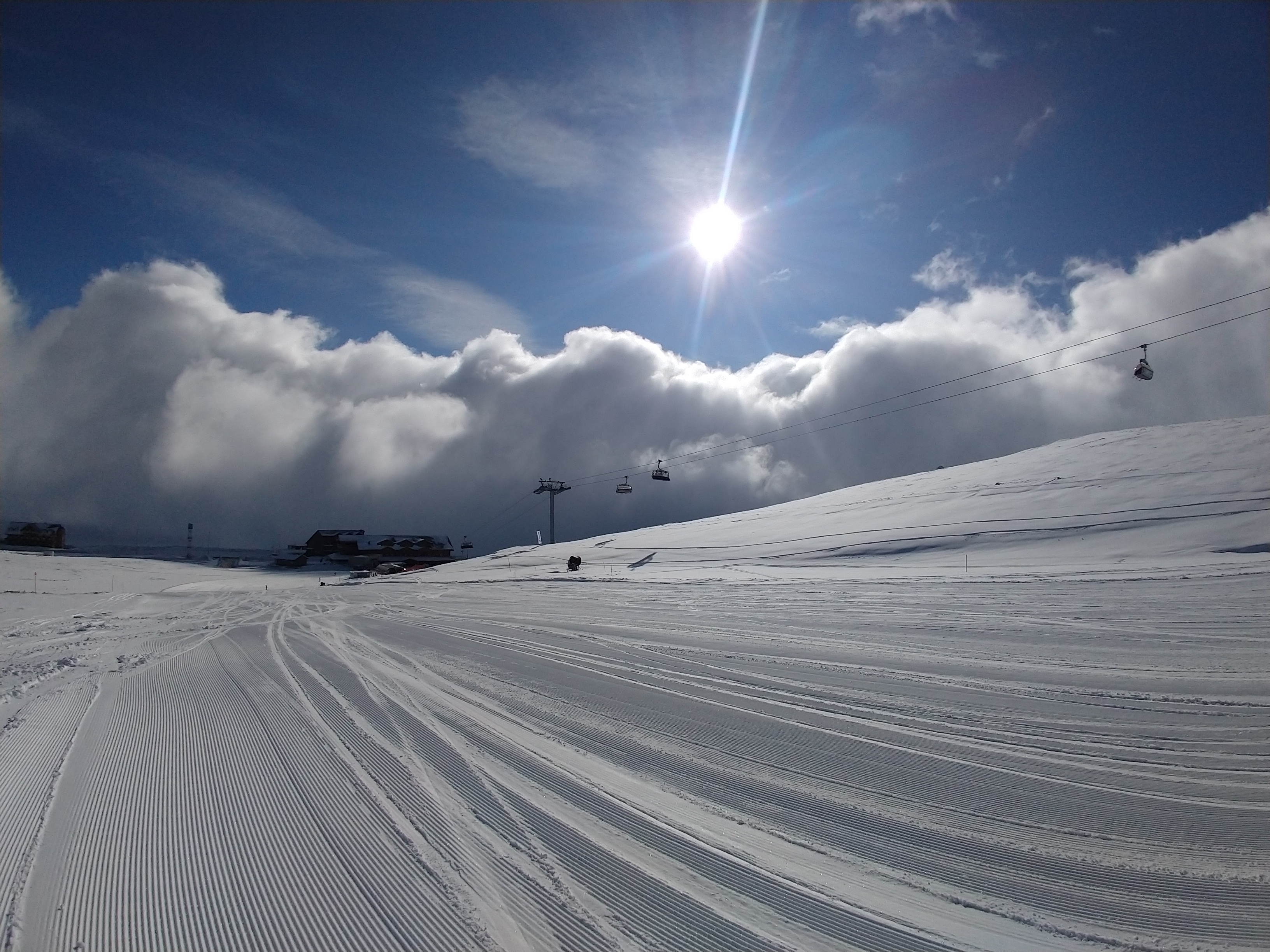 Clouds so close near Develi gate, Erciyes Ski Resort