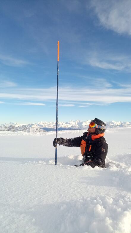 so much snow, Gstaad Glacier 3000
