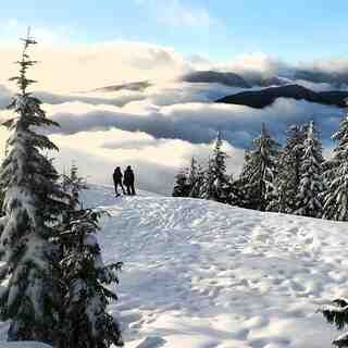 Above the clouds, Mt Seymour