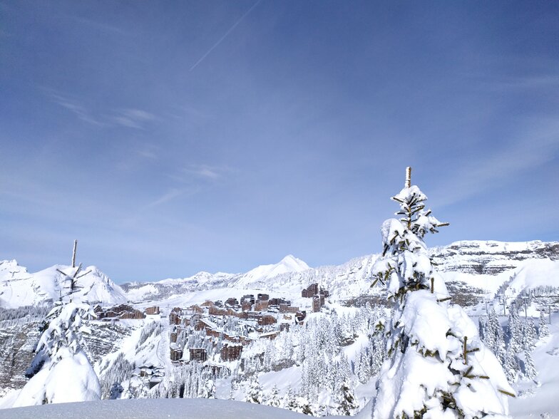 Deep snow, Avoriaz