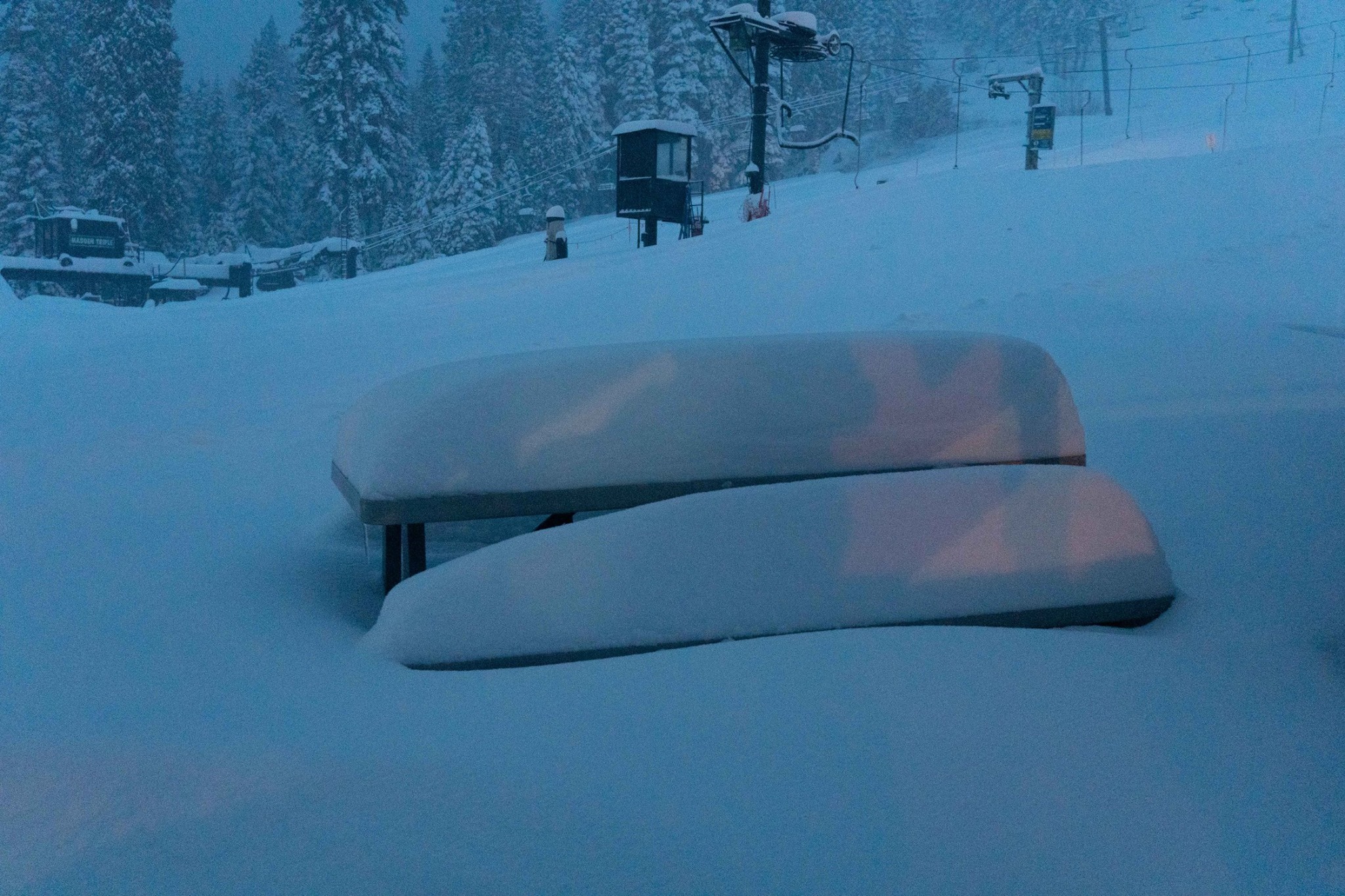 good snowfall, Homewood Mountain Resort
