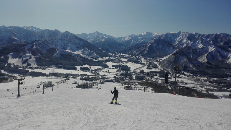 View from the slopes at Iwappara