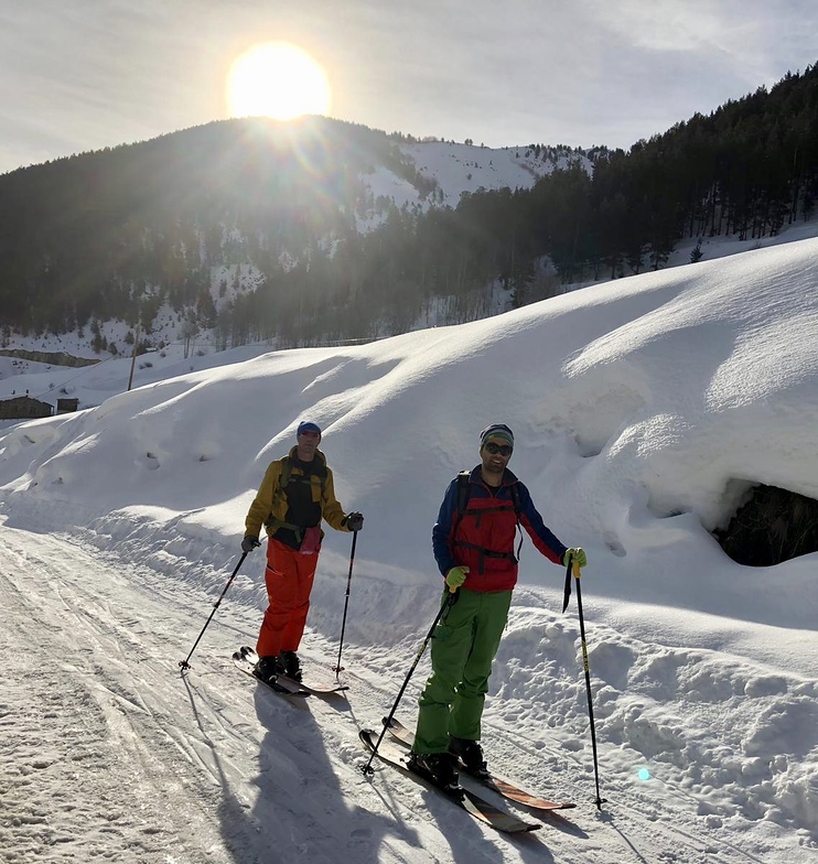 Brother and a pow day, Mt Palandöken