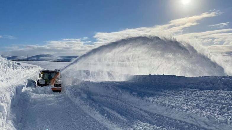 so much snow...., The Lecht