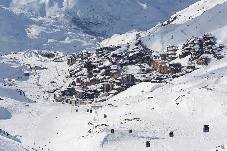 From peclet, Val Thorens