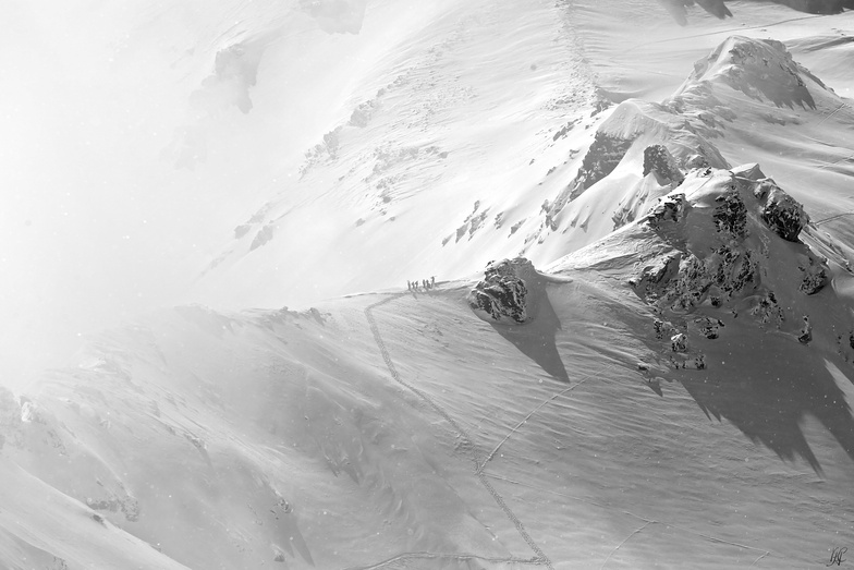 Off piste, Val Thorens