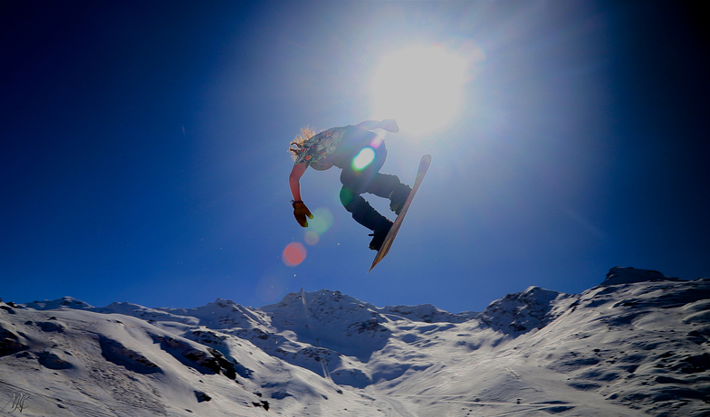 Flying in the sky, Val Thorens