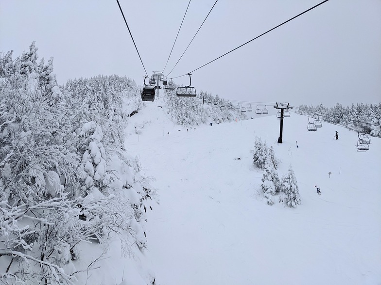 lots of snow, Mont Orford
