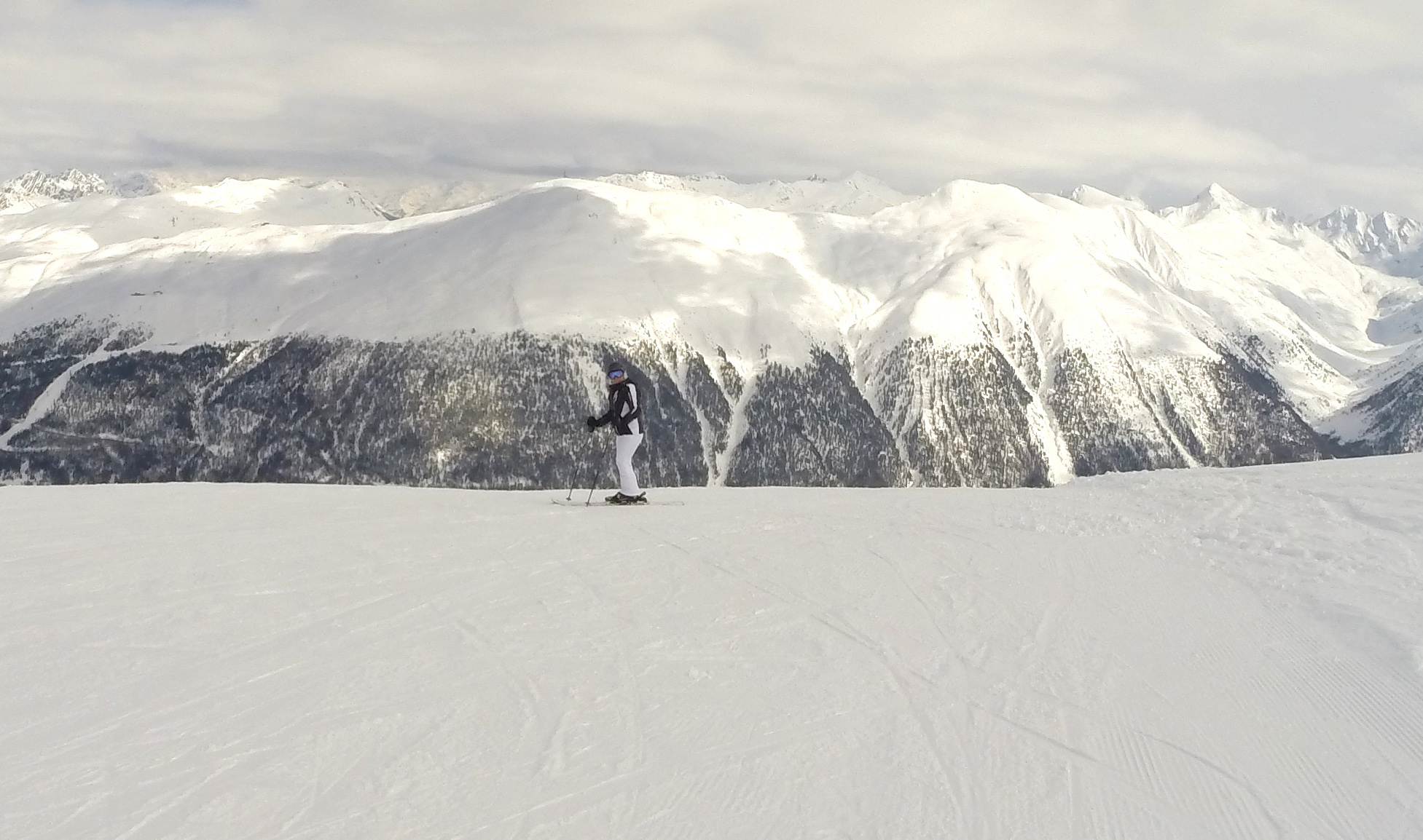 skiing in Livigno