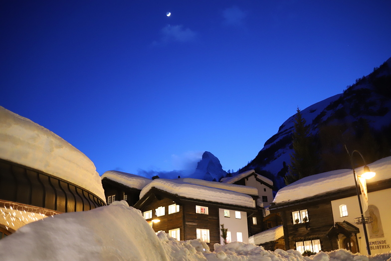 Zermatt at night