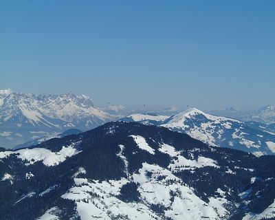 Hot Air Balloons over the alps, Auffach