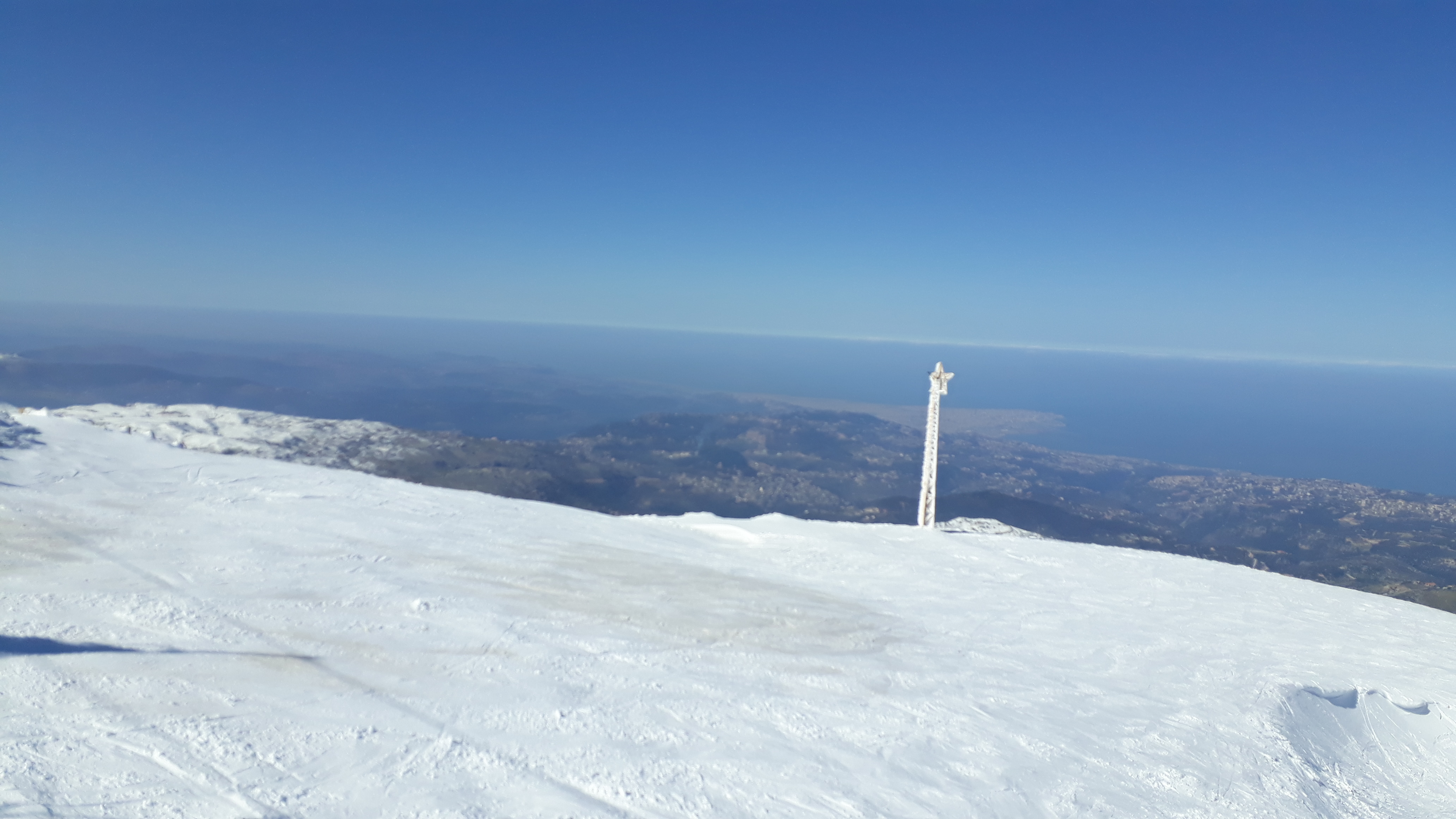 Beirut from the top, Mzaar Ski Resort