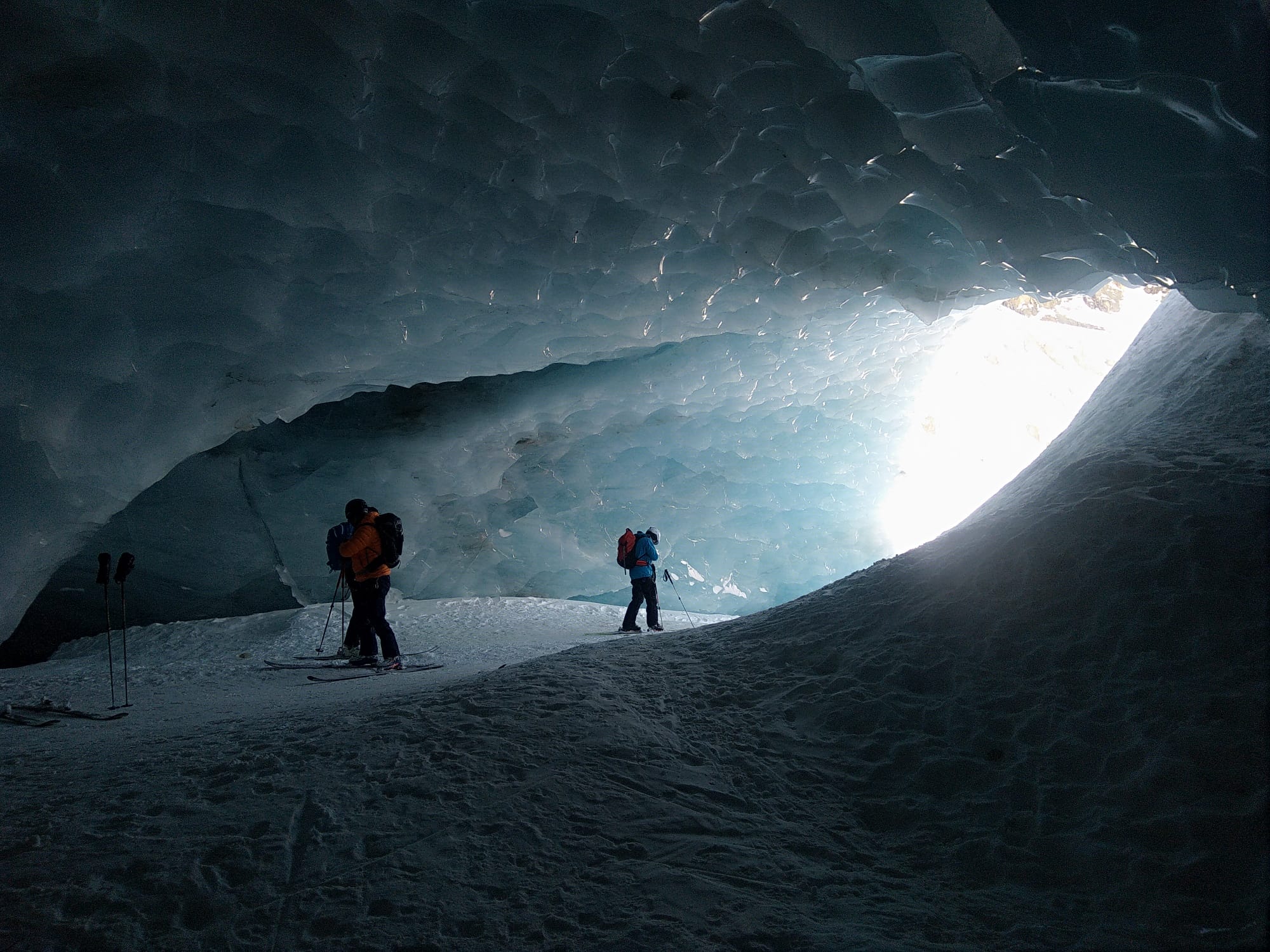 Glacier cave, Arolla