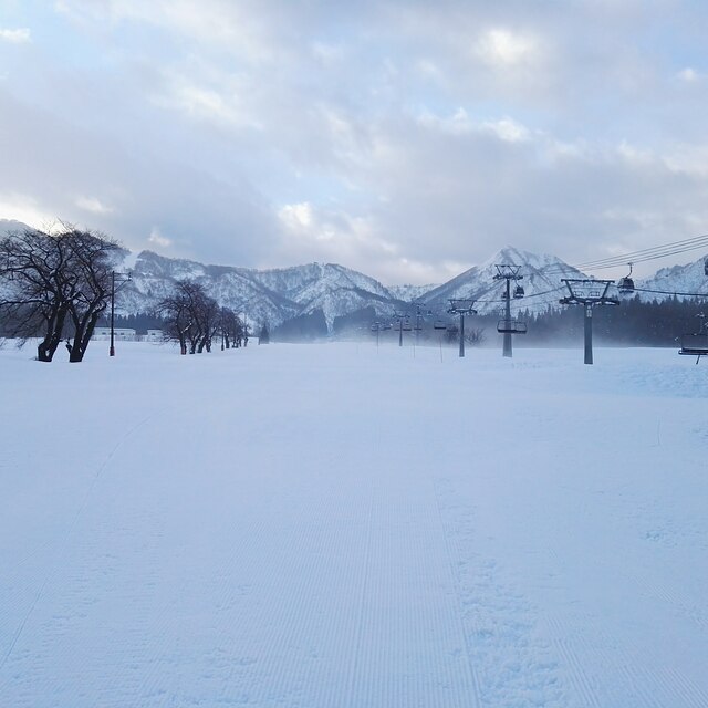 Beginner run on the Day Return Ski Center side of the resort, Maiko Snow Resort