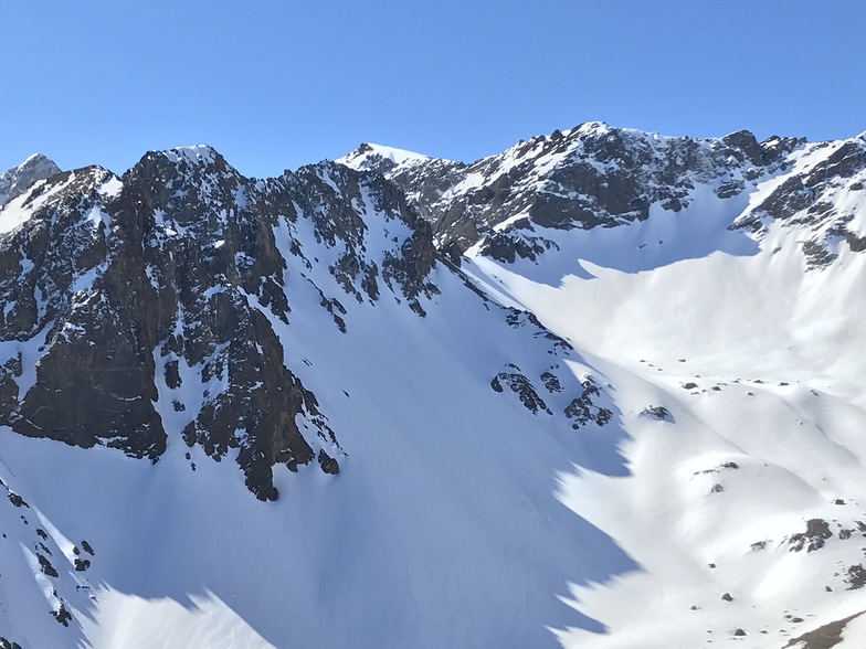 Sordo Lucas Volcán  south face, Alto del Padre