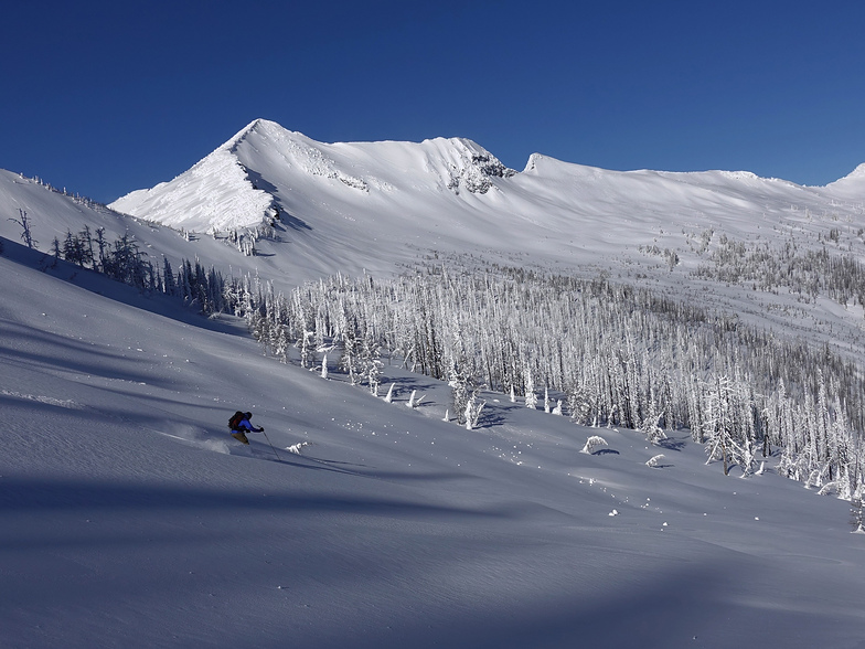 Backcountry skiing at WH2O, Whitewater