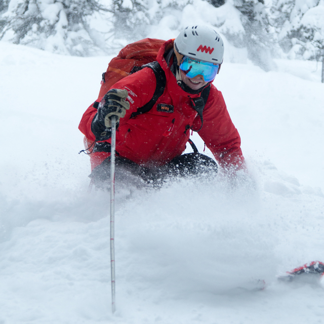 Into the deep, Mike Wiegele Heli-Skiing Resort