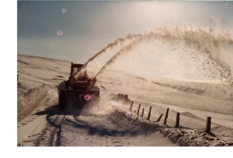 Snow Blower B6277 Alsto to Middleton in Teesdale 1986, Yad Moss