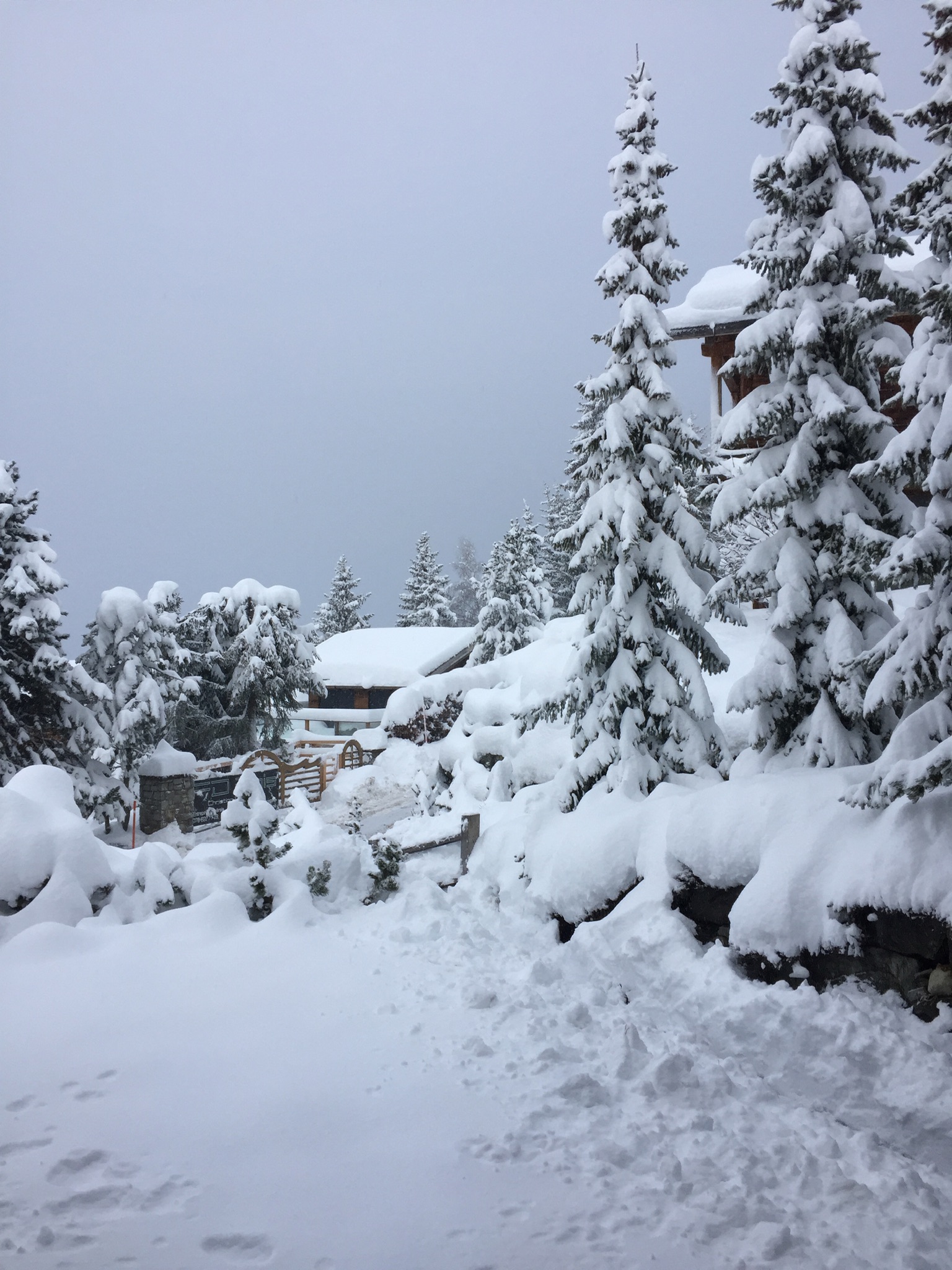 Verbier in snow