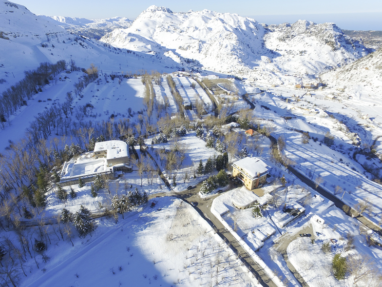 drone View of Laklouk Ski Resort, Laqlouq