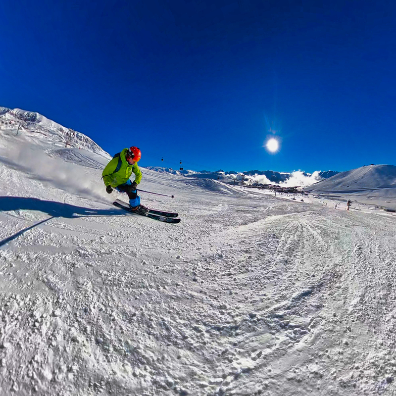 last slope at Alpe d'huez 