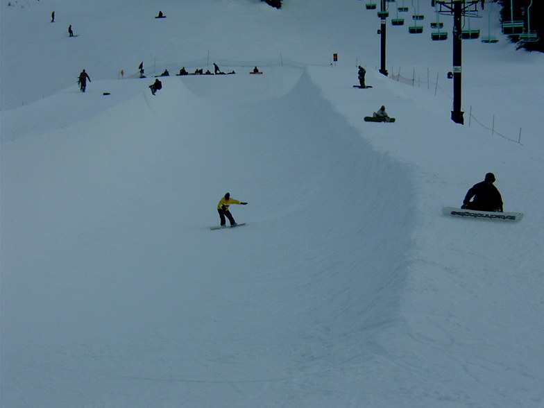 James in the Pipe, Stevens Pass