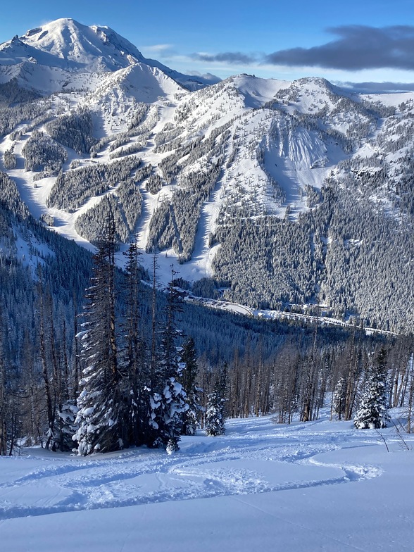 Crystal Mountain from Bullion Basin