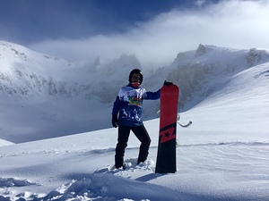 Snowboarder, Ergan Mountain Ski Center photo