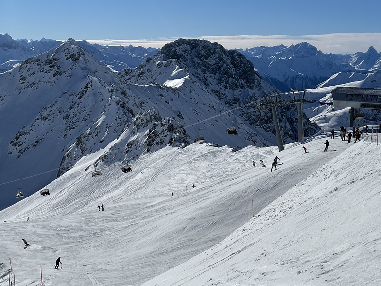 Parsenn East from Weifffluhjoch, Davos