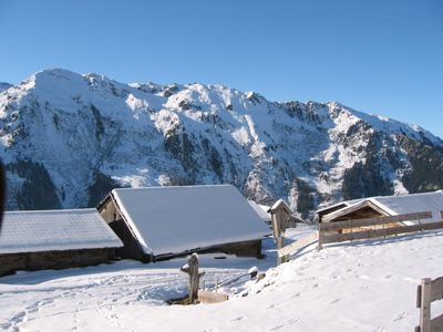 tuxer alps in Tyrol, Hintertux