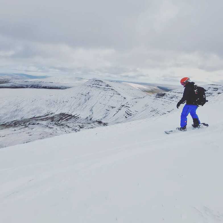 Snowboarding Pen y Fan, Pen-y-Fan