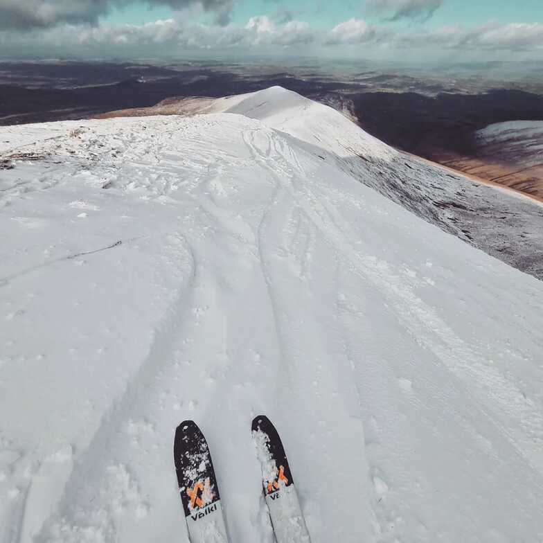 Skiing Pen y Fan, Pen-y-Fan