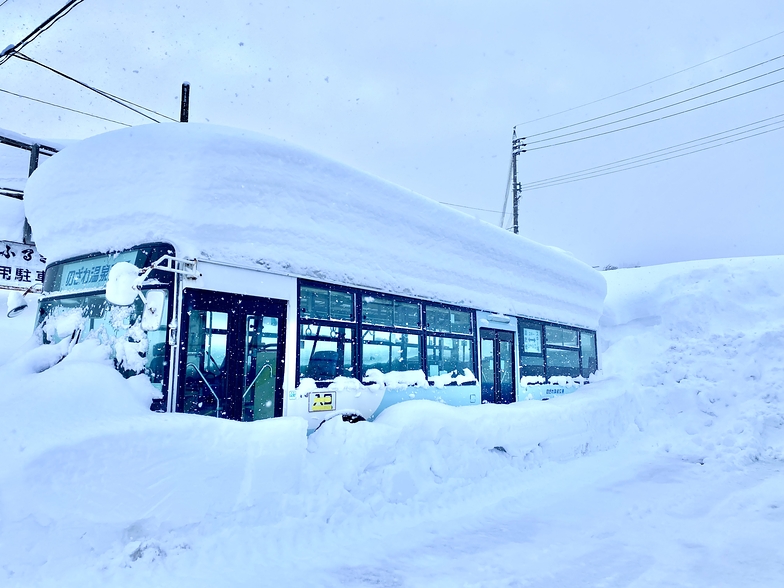 Ski shuttle bus, Nozawa Onsen