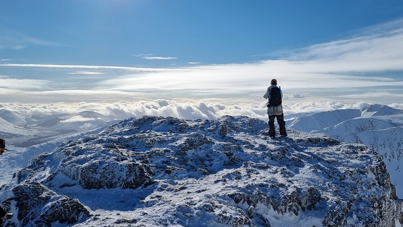 Top of top lift, Glencoe Mountain Resort