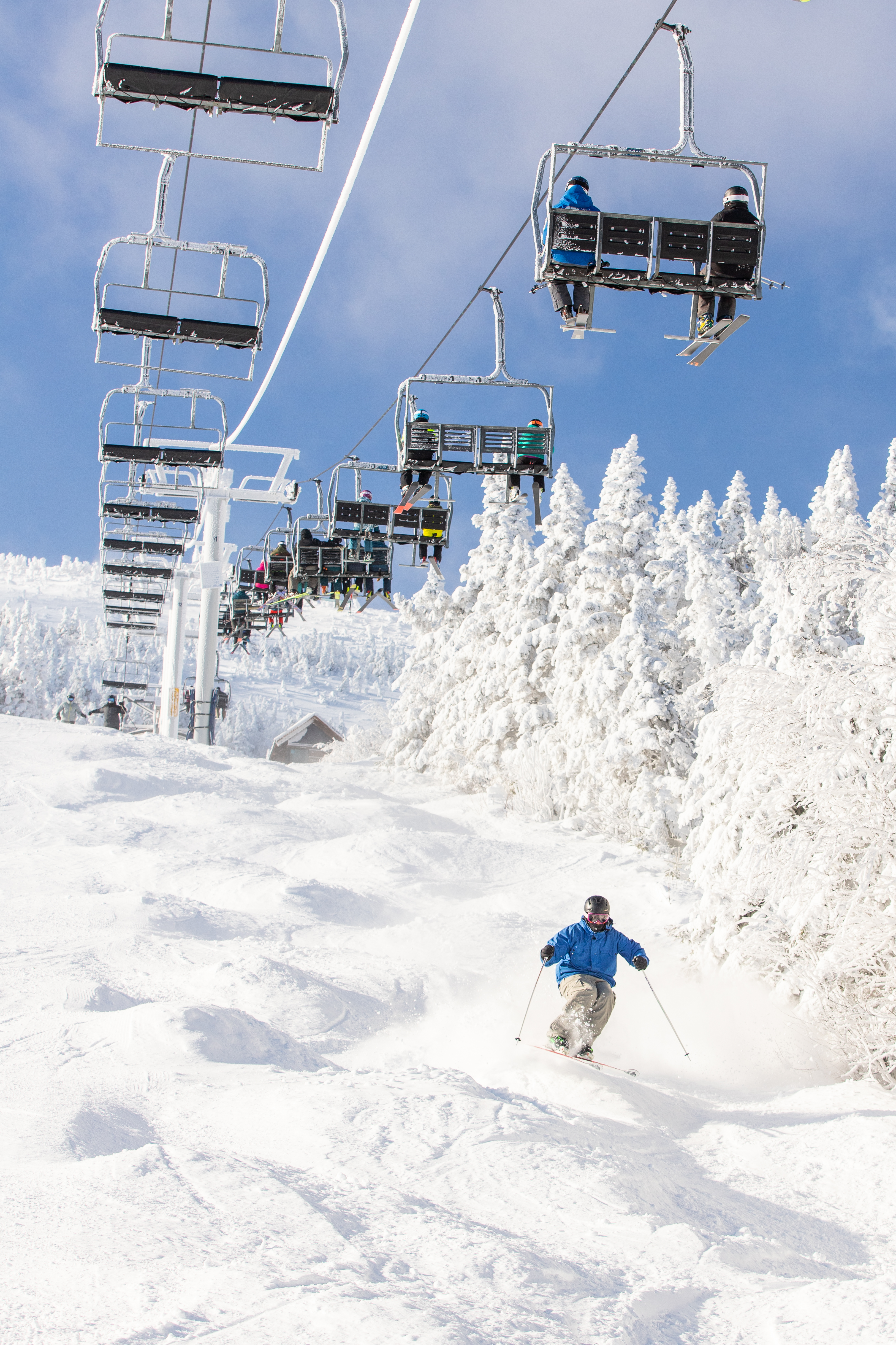 Bump Skiing on Haulback, Sugarloaf